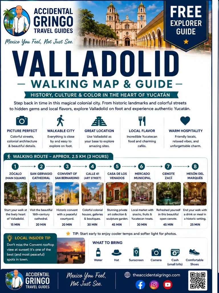 Valladolid Walking Map & Guide