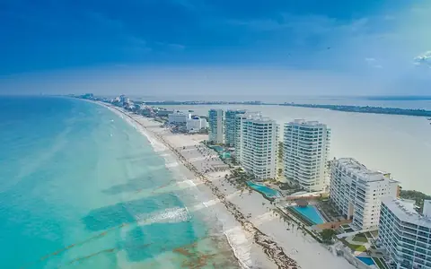 Cancun coastline