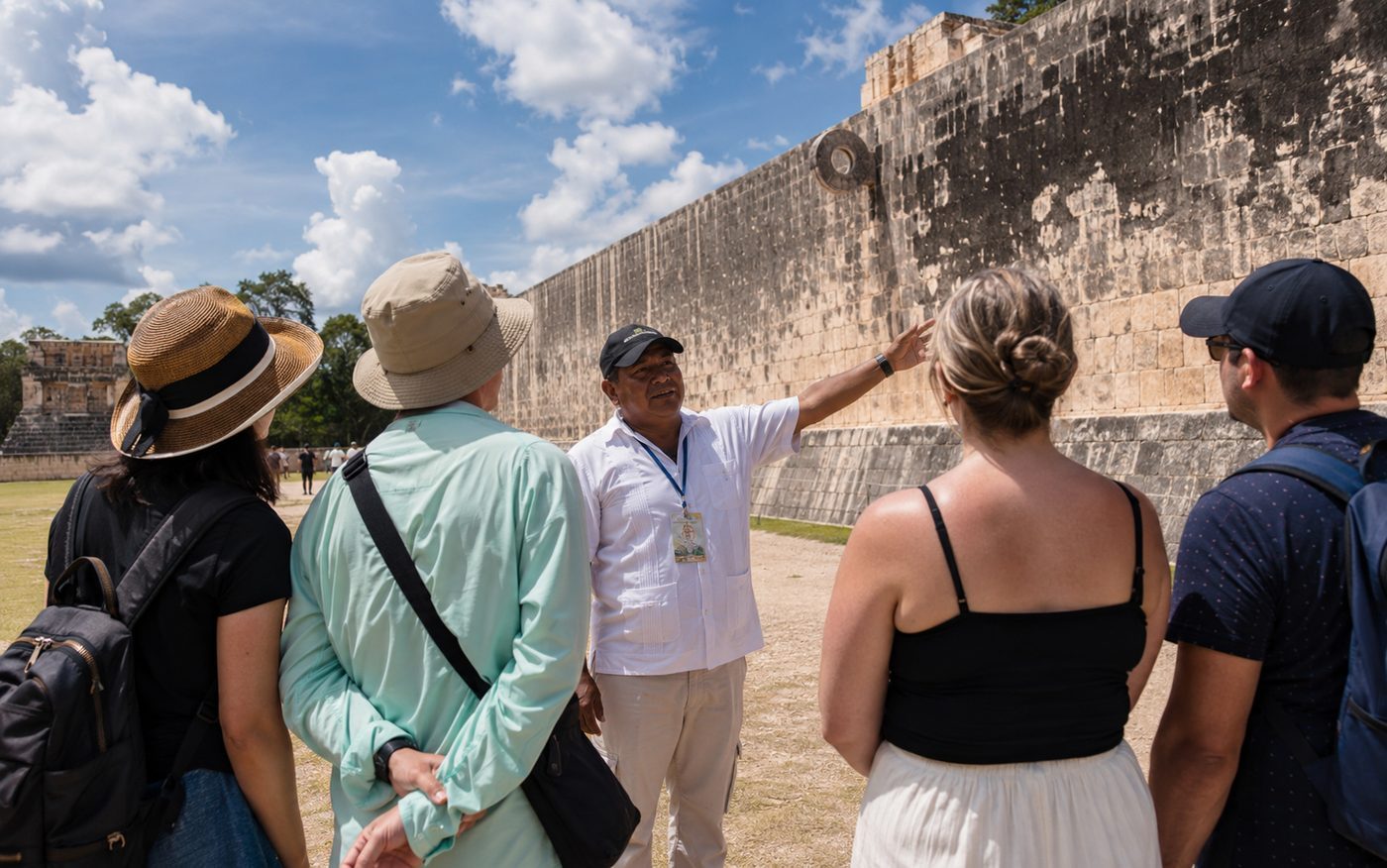 Guide at Chichen Itza
