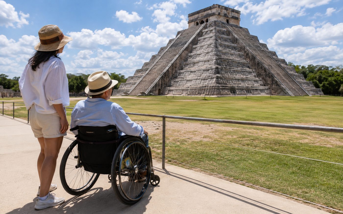Accessible route at Chichen Itza