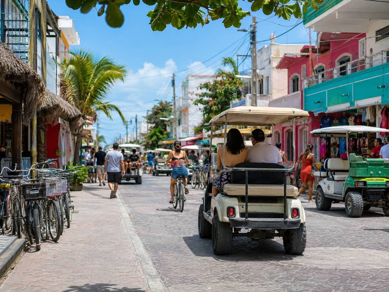 Getting Around Isla Mujeres: Walk, Taxi, Golf Cart, Bicycle or Scooter