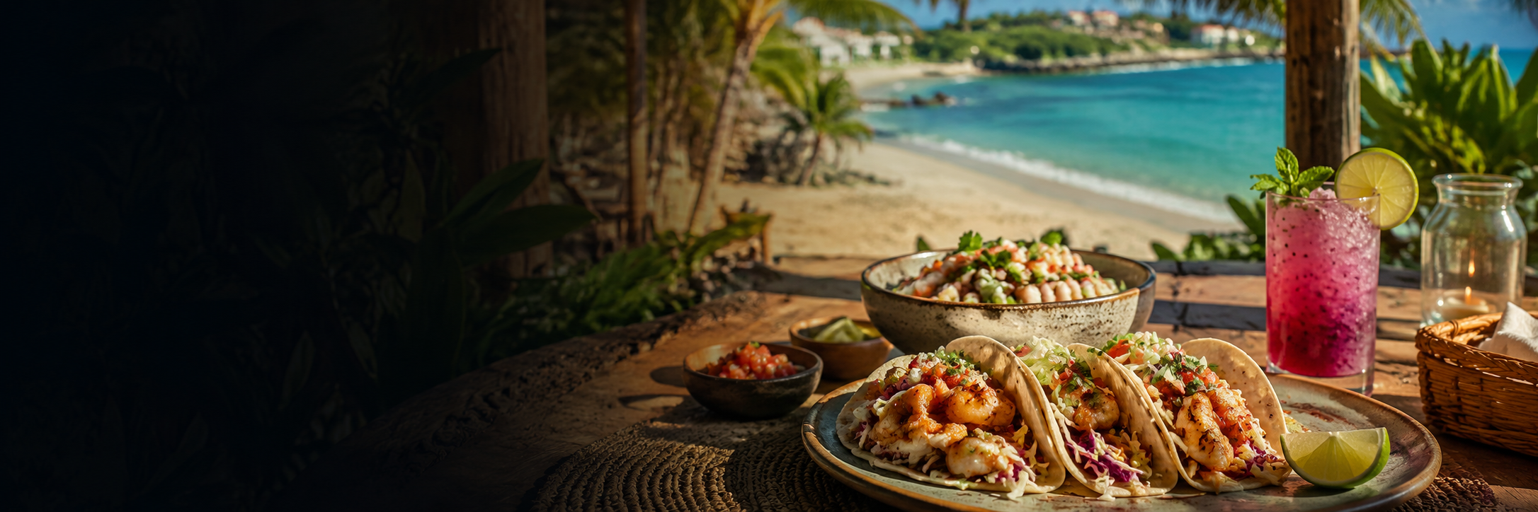 Fresh seafood and island food by the water on Isla Mujeres