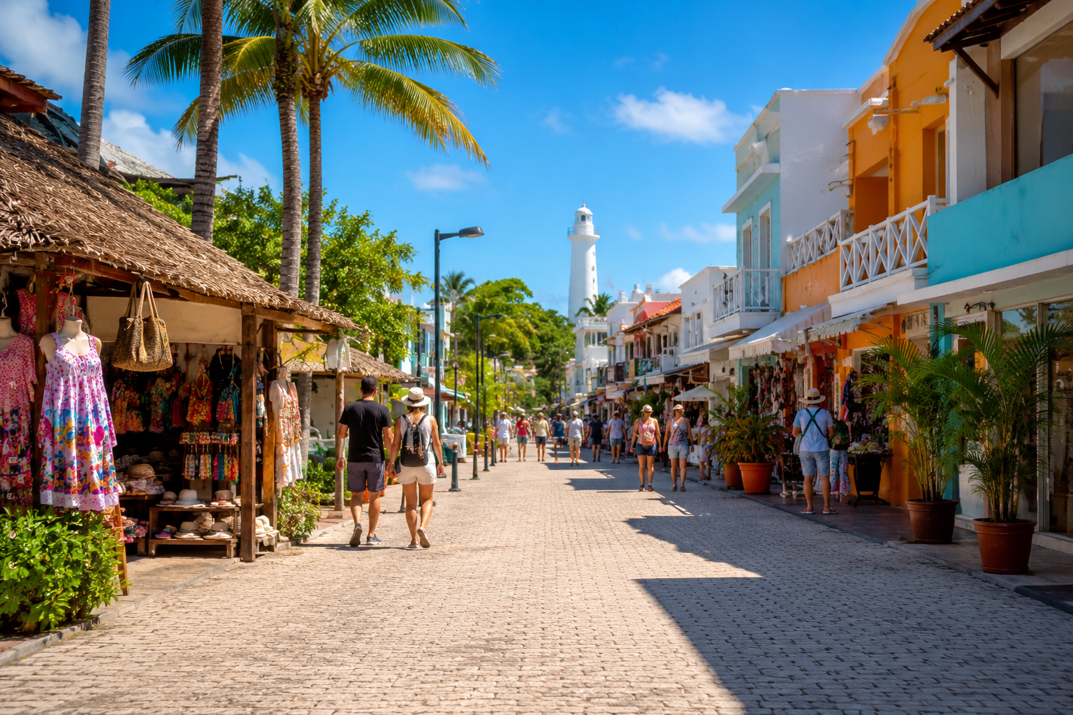 Centro and Avenida Hidalgo on Isla Mujeres