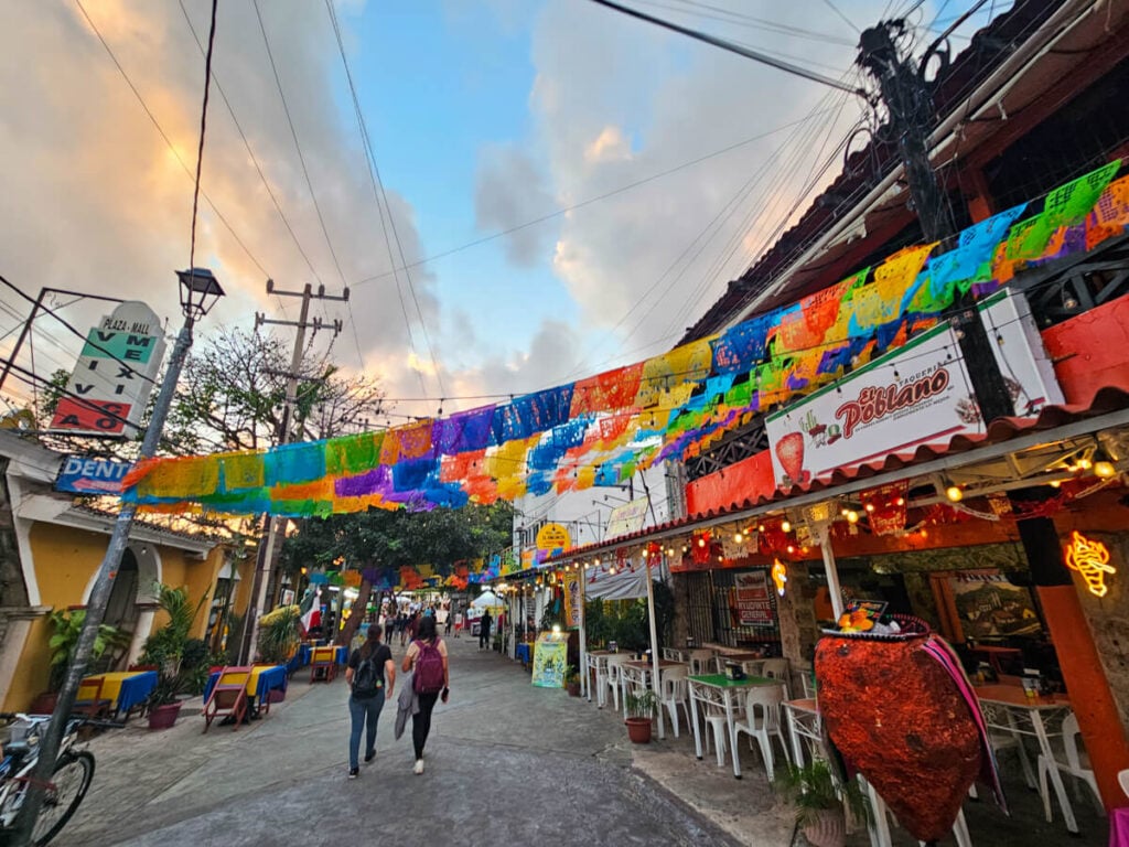 Downtown Cancun local street