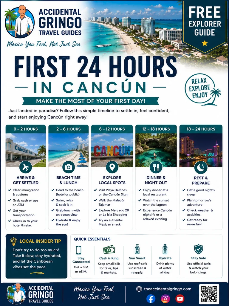 First 24 Hours in Cancun