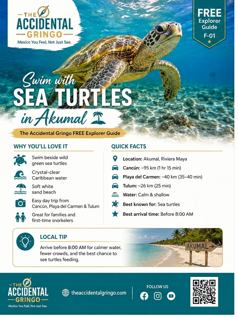 Swim with Sea Turtles in Akumal